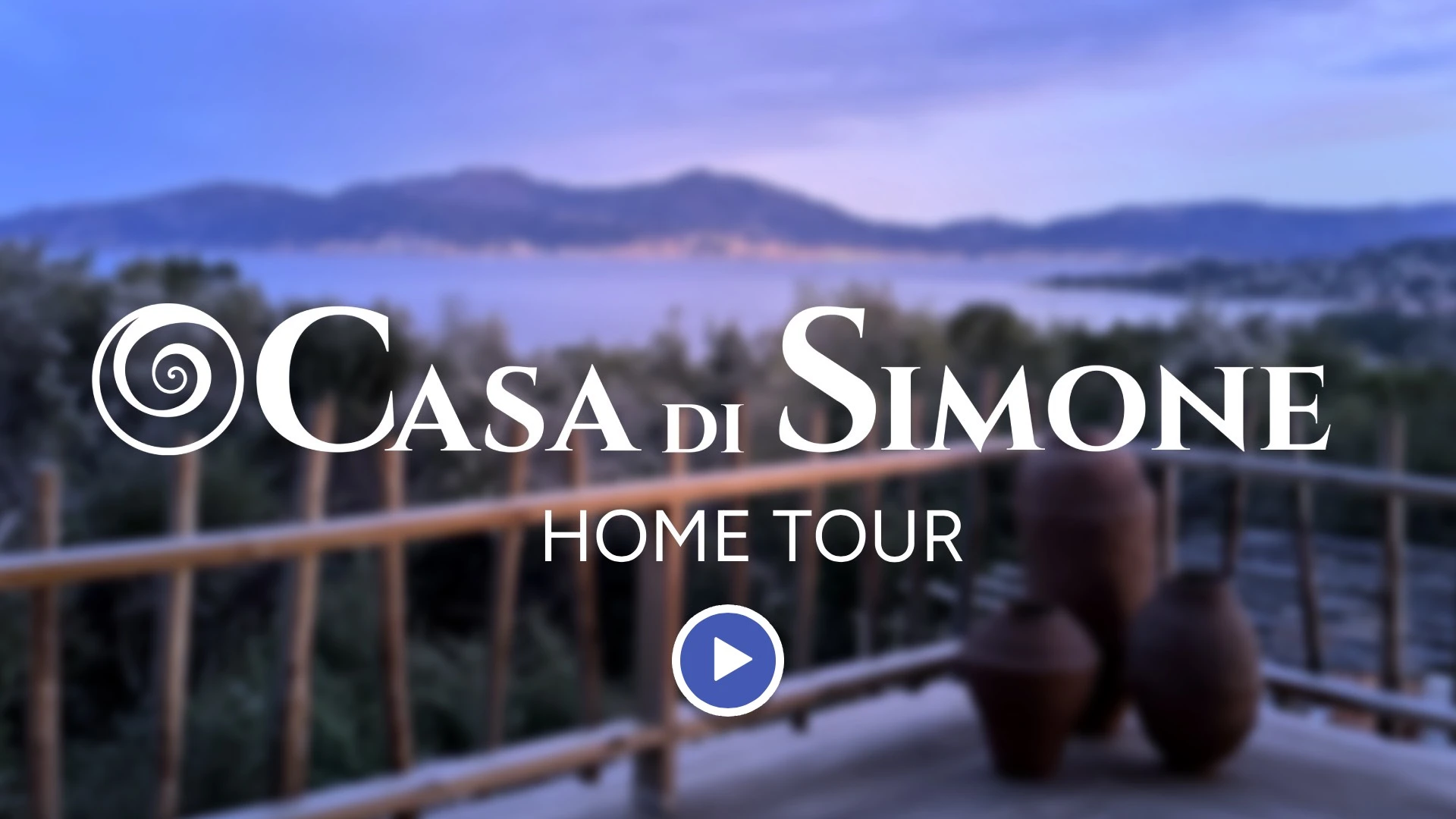 Home Tour en vidéo de la Villa Casa Di Simone